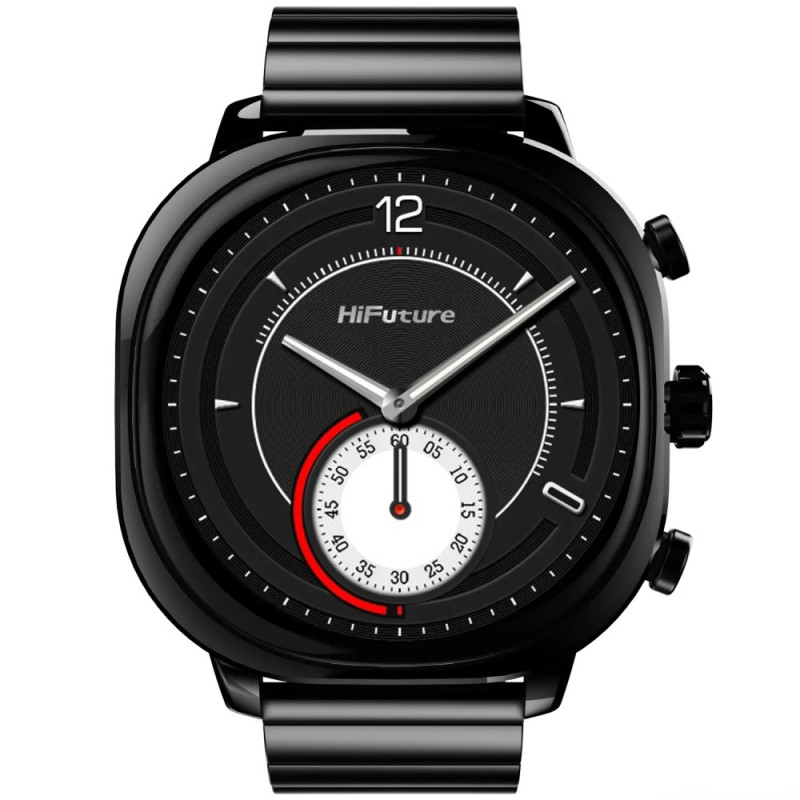 Смарт часовник HiFuture AIX, 1.43" AMOLED 466x466, Dual Core ATS3085L, 128MB, Bluetooth 5.3, 350mAh - 6972576181428 - 2