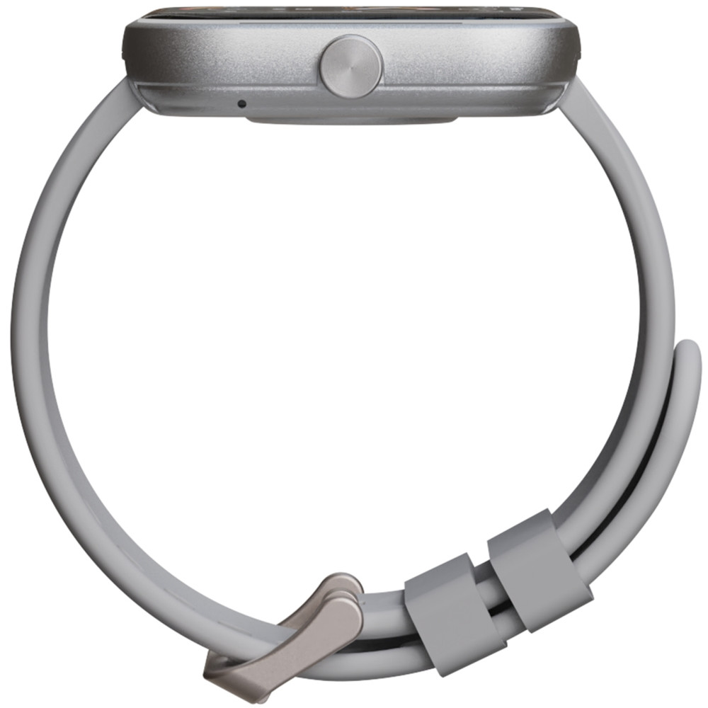 Смарт часовник HiFuture Lume Silver Grey, 1.85" IPS 240x284, Realtek 8773EWE Dual Core, 128MB, Bluetooth 5.3, IP68 водоустойчив - 6972576182319 - 4