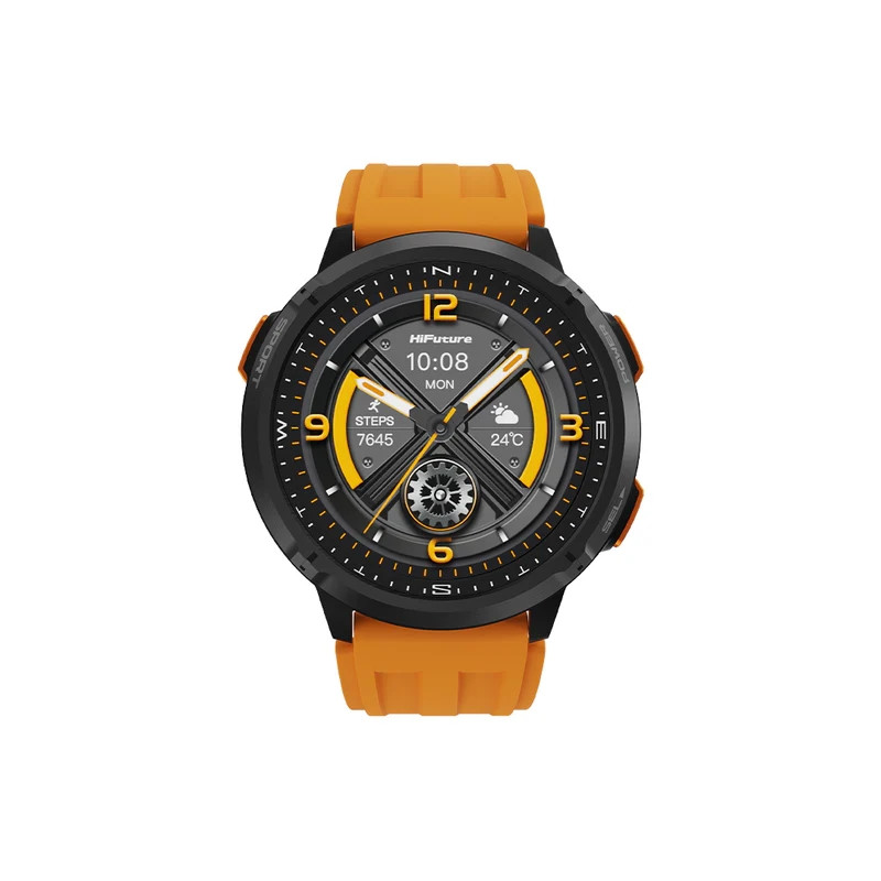 Смарт часовник HiFuture MIX3, 1.43" AMOLED 466x466, ATS3085L, 256MB, Bluetooth 5.3 - 6972576182517 - 2
