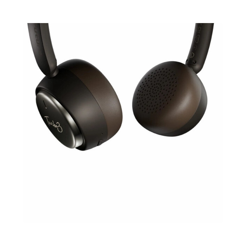 Слушалки HiFuture TURBO3, Bluetooth, USB Type-C, Adaptive Noise Cancelling, Brown - 6972576183125 - 2