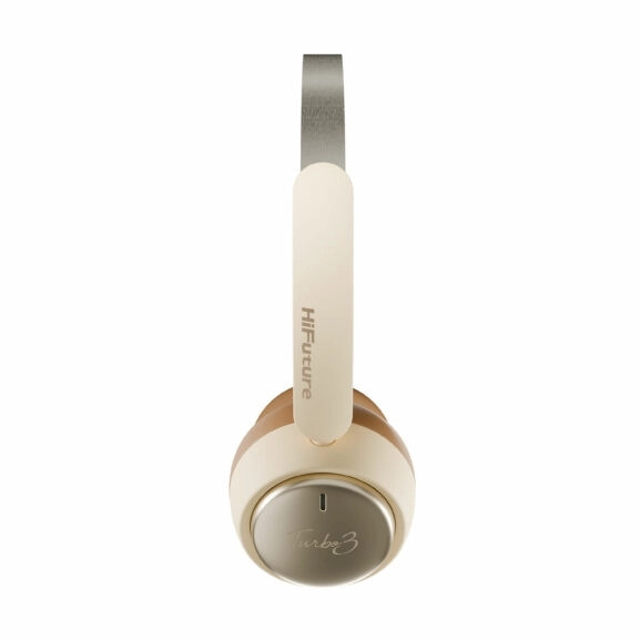 Слушалки HiFuture TURBO3, Bluetooth, Adaptive Noise Cancelling, Latte - 6972576183132 - 2