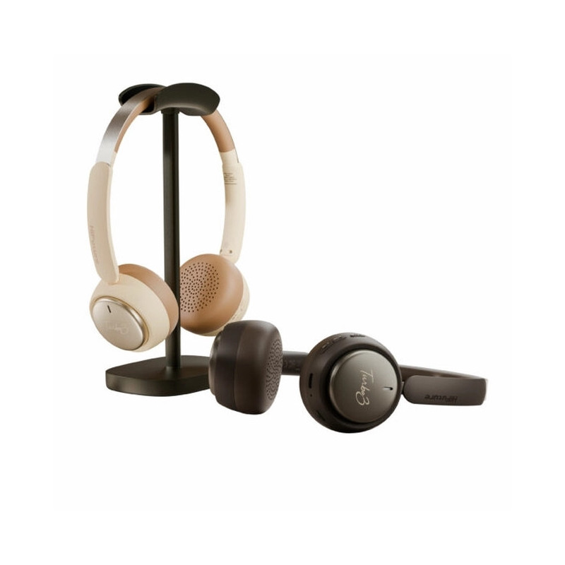 Слушалки HiFuture TURBO3, Bluetooth, Adaptive Noise Cancelling, Latte - 6972576183132 - 5