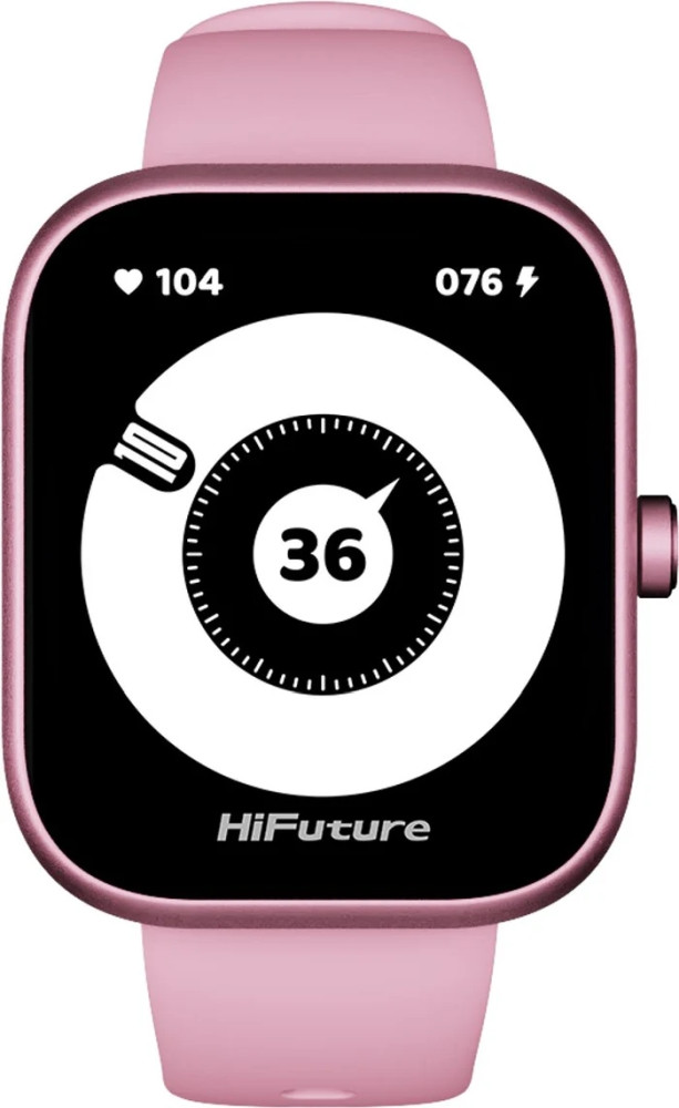Смарт часовник HiFuture Lume Pro, 1.85" AMOLED 450x390, Realtek8773EWE_VP, Bluetooth 5.3, 256MB, 300mAh, Pink - 6972576182432 - 2