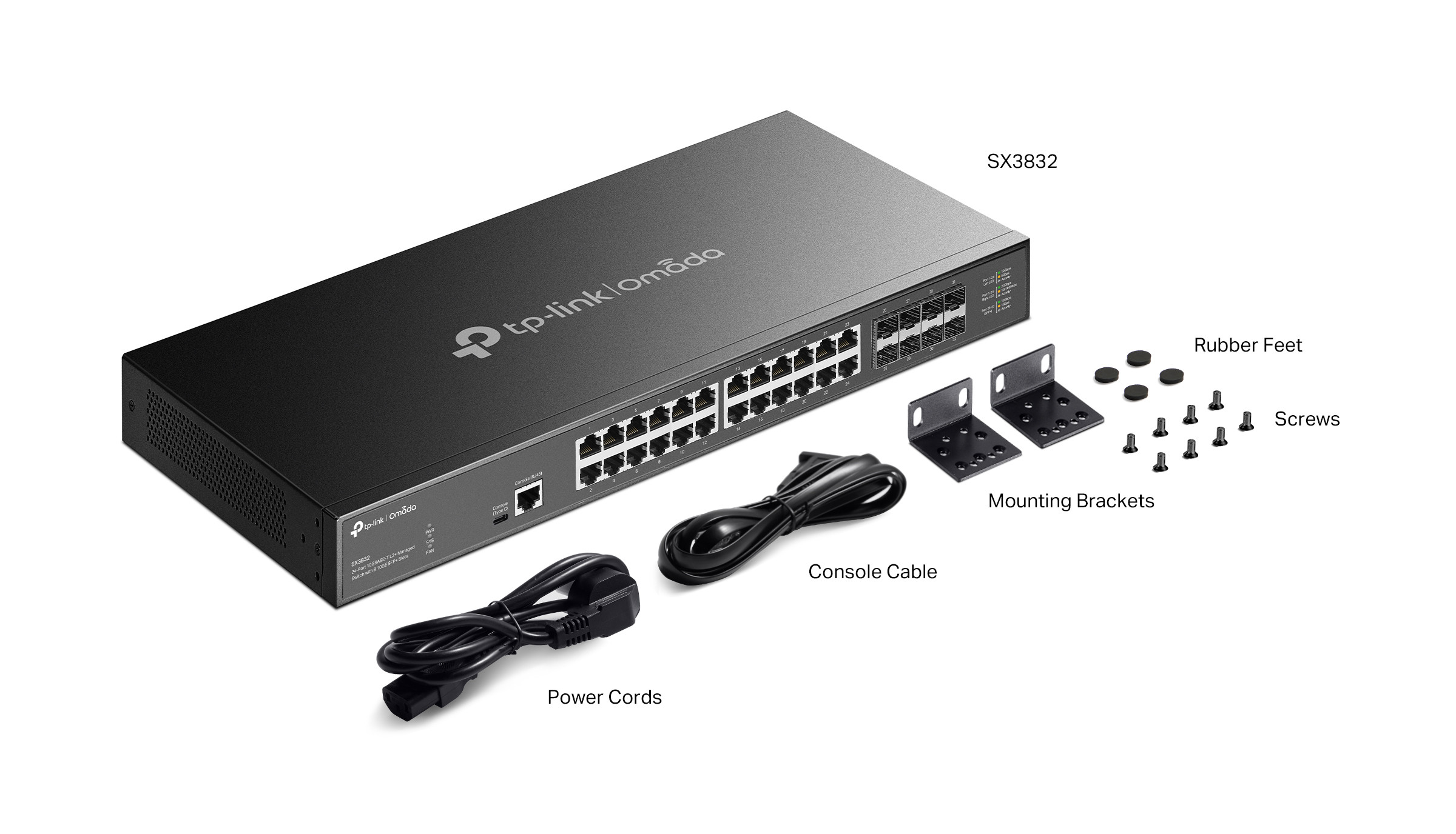 Управляем комутатор TP-Link Omada SX3832, 24×10G RJ45 + 8×10GE SFP+, L2+ управление - 9