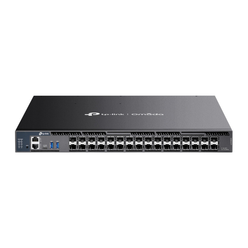 Управляван комутатор TP-Link Omada SX6632YF, 26 порта 10G, 6 слота 25G, L3, Rackmount - 1