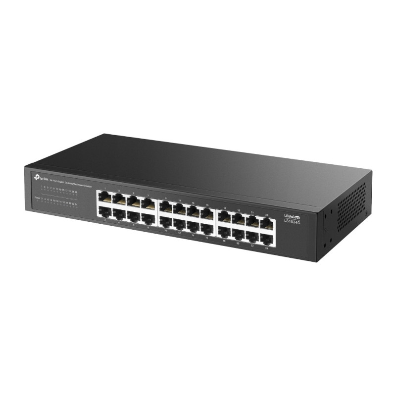 Мрежов комутатор TP-Link LS1024G, 24 порта Gigabit Ethernet - 3