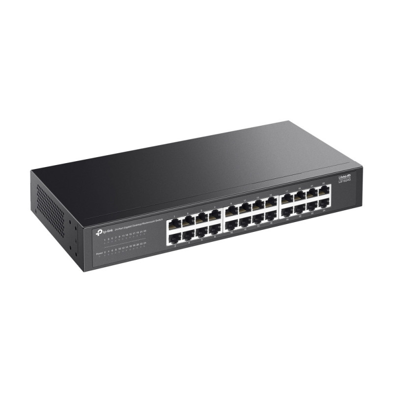 Мрежов комутатор TP-Link LS1024G, 24 порта Gigabit Ethernet - 4