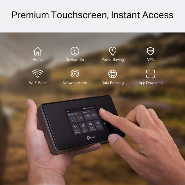 5G Wi-Fi рутер TP-Link M8550 AXE3600, 2.4" TFT Touch Screen, Dual Band 2.4GHz/5GHz, до 32 устройства - 10