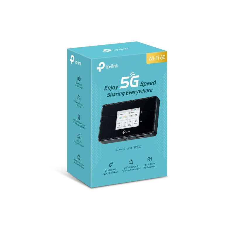 5G Wi-Fi рутер TP-Link M8550 AXE3600, 2.4" TFT Touch Screen, Dual Band 2.4GHz/5GHz, до 32 устройства - 12