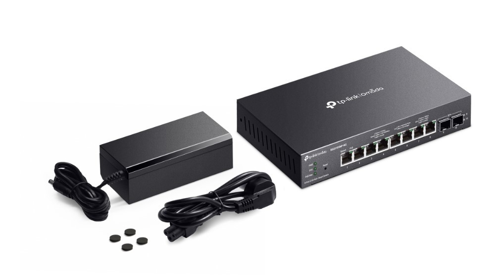 Интелигентен комутатор TP-Link Omada SG2210XMP-M2, 8 порта 2.5GBASE-T PoE+, 2 порта 10GE SFP+ - 2