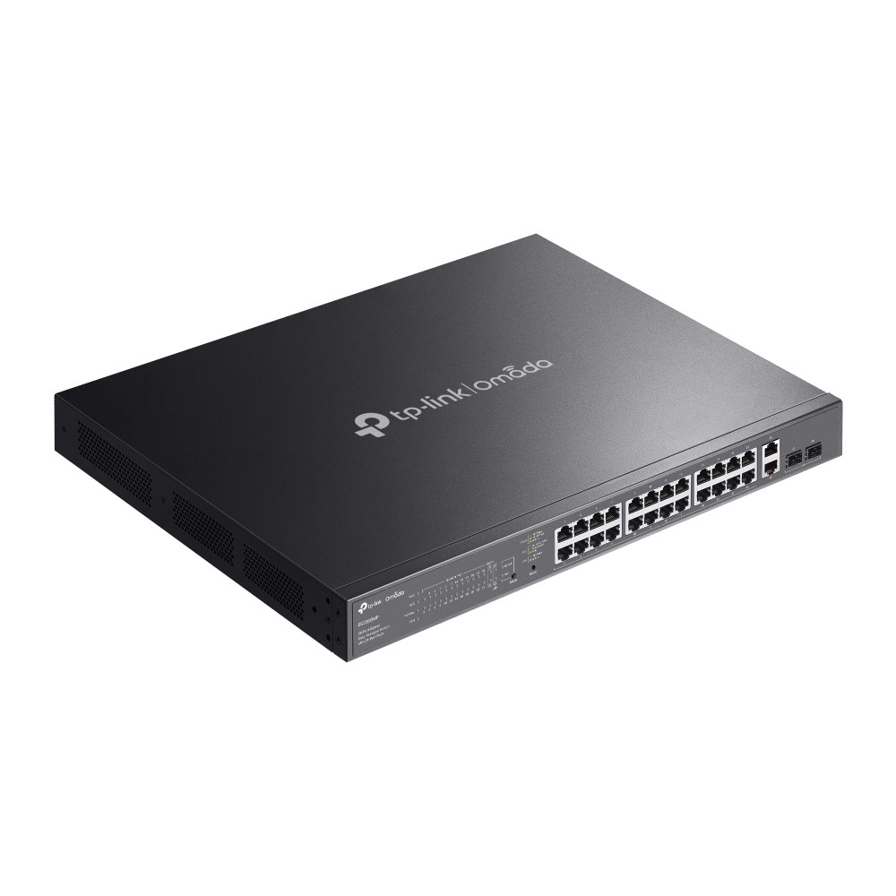 Мрежов комутатор TP-LINK Omada ES228GMP, 28 порта, 24× PoE+, Gigabit Ethernet - 10
