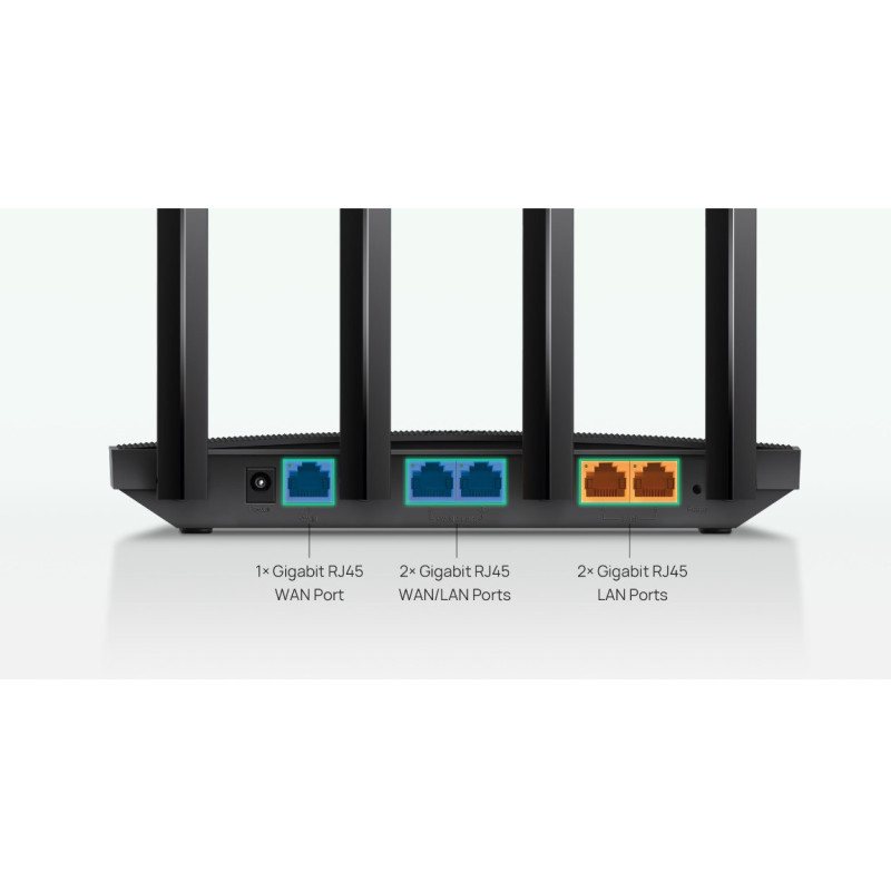 Мрежов рутер TP-LINK Omada ER605W, Wi-Fi AC1200, 4× Gigabit LAN, 2× Gigabit WAN - 12