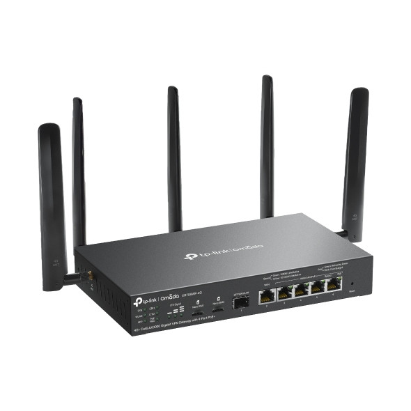 VPN рутер TP-Link Omada ER706WP-4G, AX3000, 4-портов PoE+ - 9