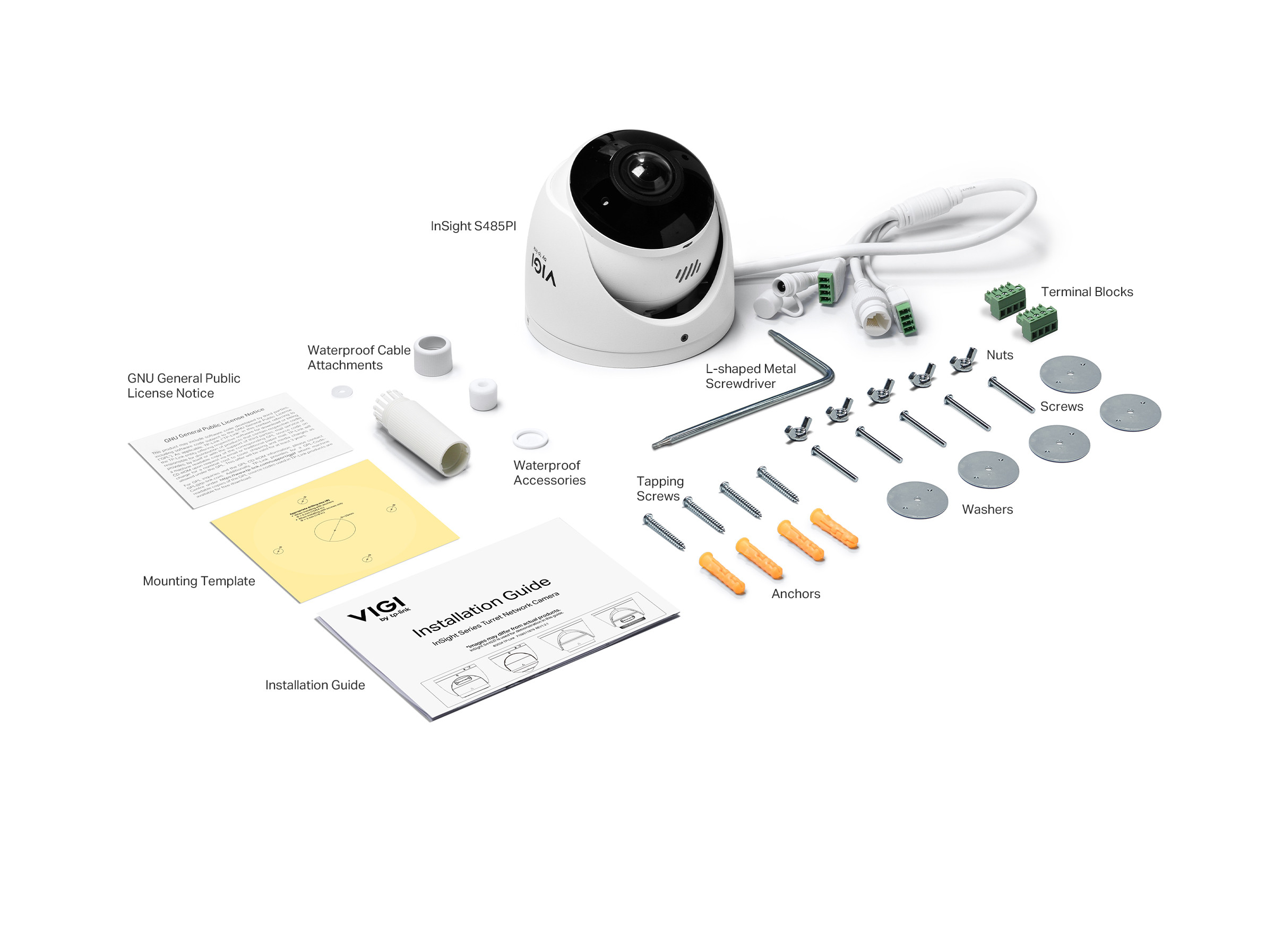 Мрежова камера TP-Link VIGI InSight S485PI, 8MP, IR нощно виждане, куполна, за външен монтаж - 3