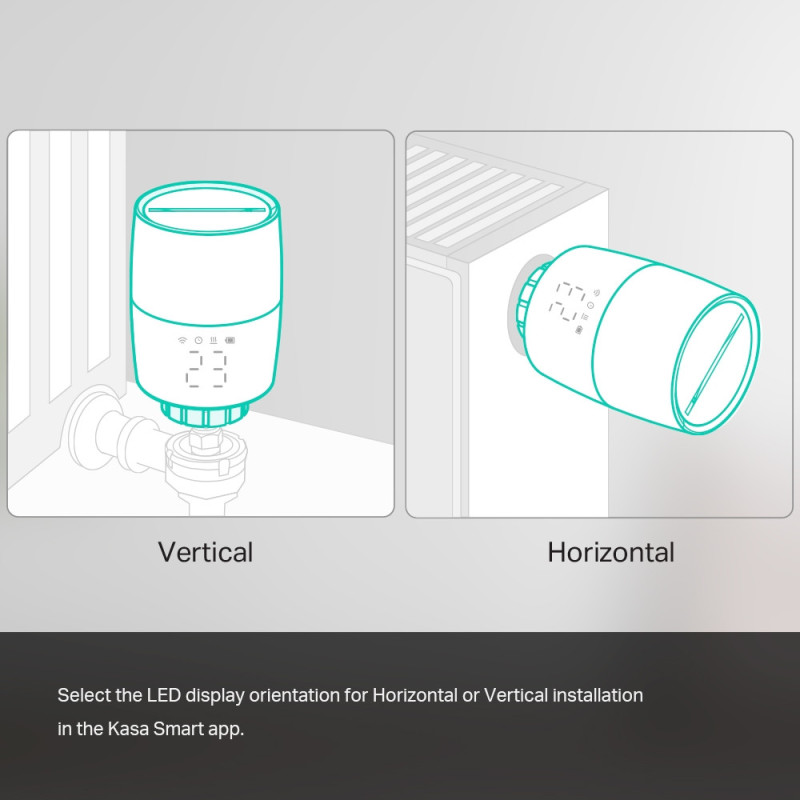 Смарт радиаторен вентил TP-Link Kasa KE100 - 9