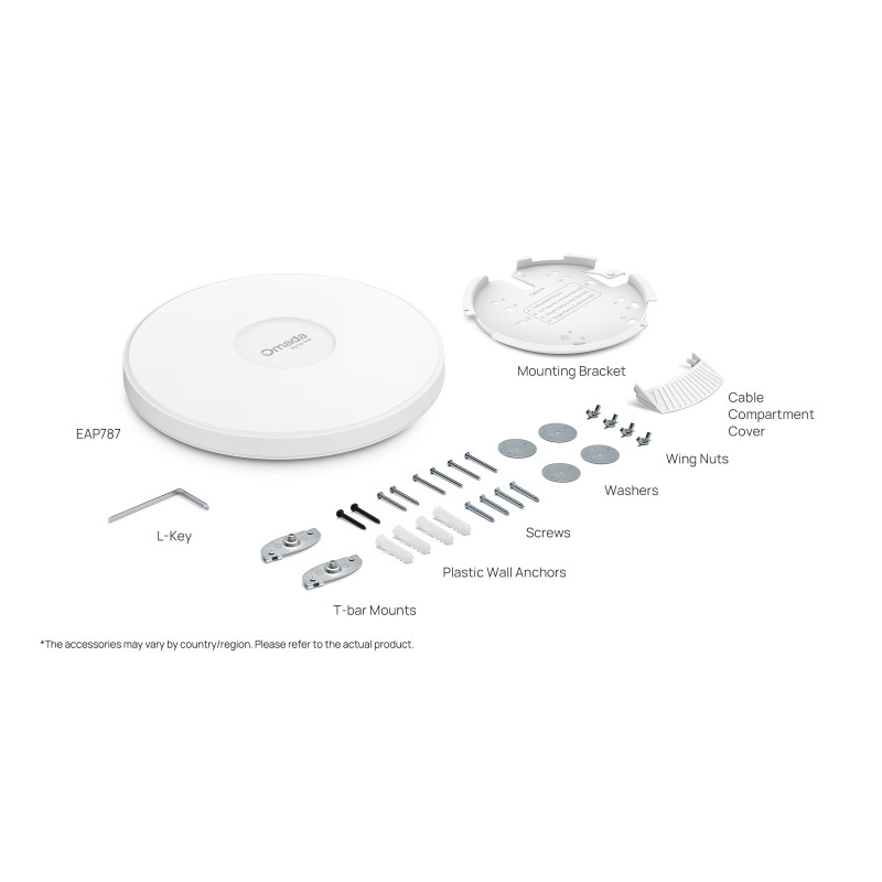 Точка за достъп TP-Link Omada EAP787, Wi-Fi 7 BE12000 трибандова - 4