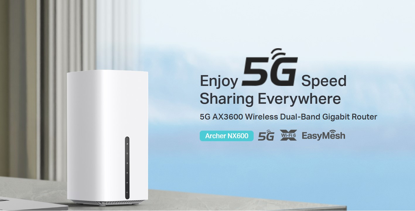Безжичен рутер TP-LINK Archer NX600, Двубандов AX3600 2.5 Gigabit - 6