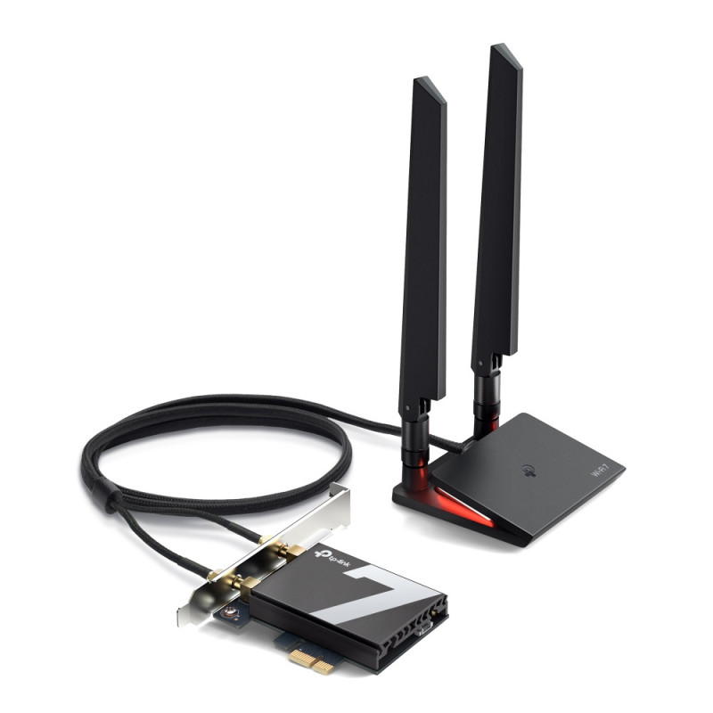Wi-Fi 7 адаптер TP-Link Archer TBE550E, PCIe, Bluetooth 5.4, Wi-Fi 7 BE9300 - 7