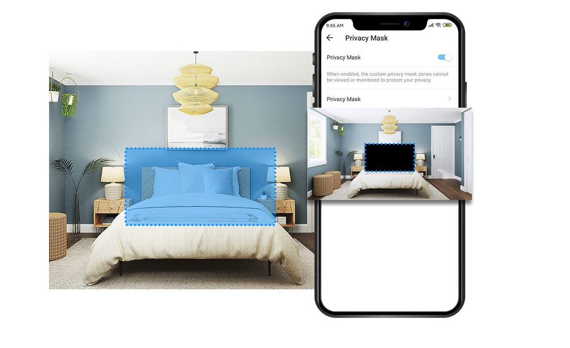 Wi-Fi Pan/Tilt камера за наблюдение TP-Link Tapo C211, 2K QHD, 2.4 GHz, вътрешен монтаж - 5