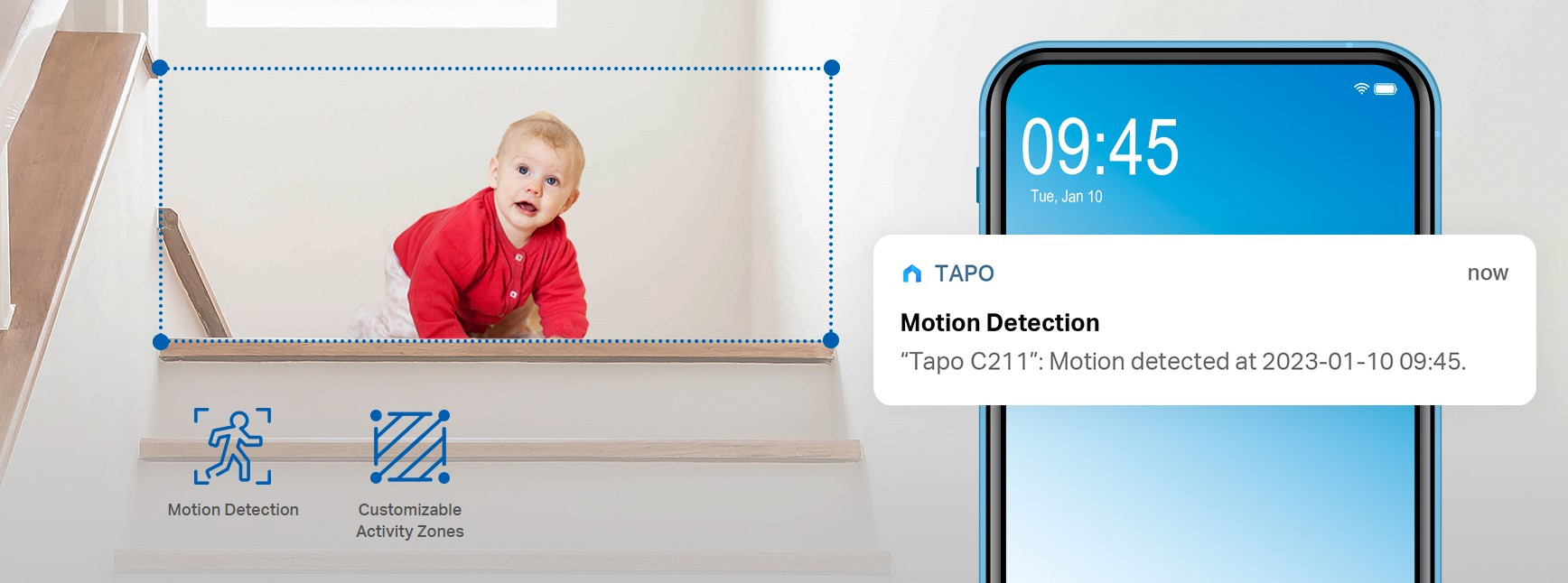 Wi-Fi Pan/Tilt камера за наблюдение TP-Link Tapo C211, 2K QHD, 2.4 GHz, вътрешен монтаж - 8