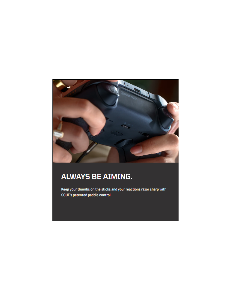 Безжична геймърска мишка SCUF VALOR PRO, Wireless, PC/Xbox Series X/S - 505-178-05-102-EU - 2