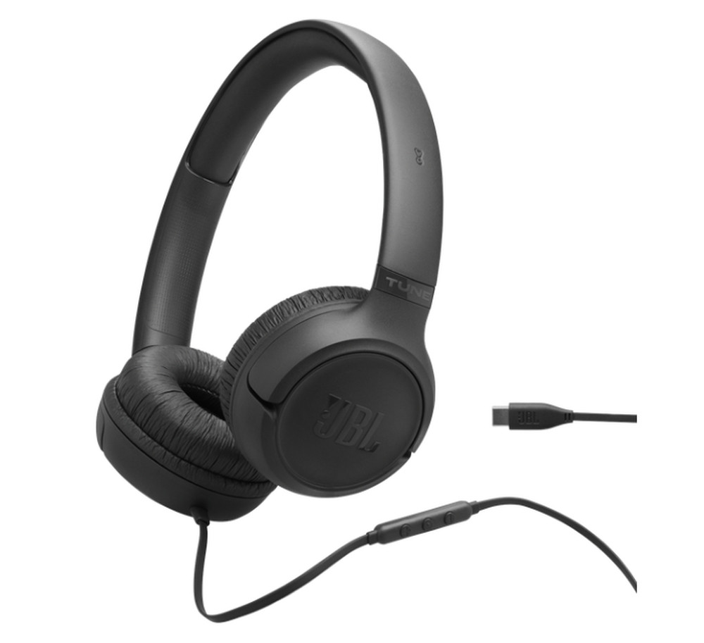 Слушалки JBL TUNE 530C, USB-C, Вградена микрофон, 20Hz-40kHz - JBLT530CBLK - 1