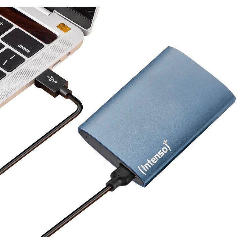 Външен SSD диск Intenso Premium, 2TB USB 3.2 Gen 1 - INTENSO-SSD-EXT-2TB-BLU - 3