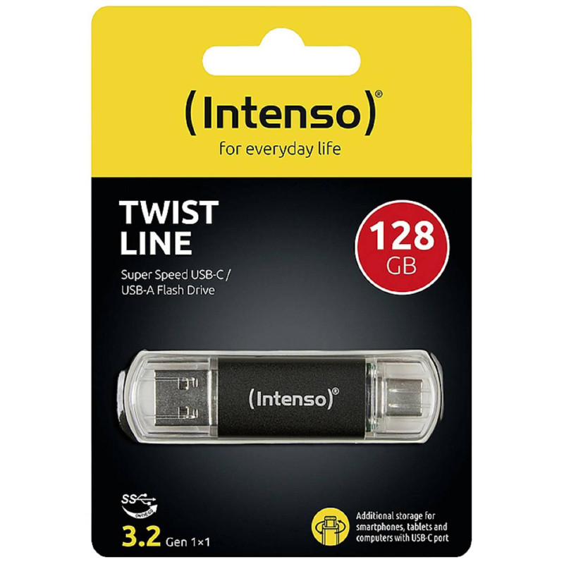 USB флаш памет Intenso Twist Line, 128GB USB 3.1 Gen 1 - INTENSO-USB-TWL-128GB - 5