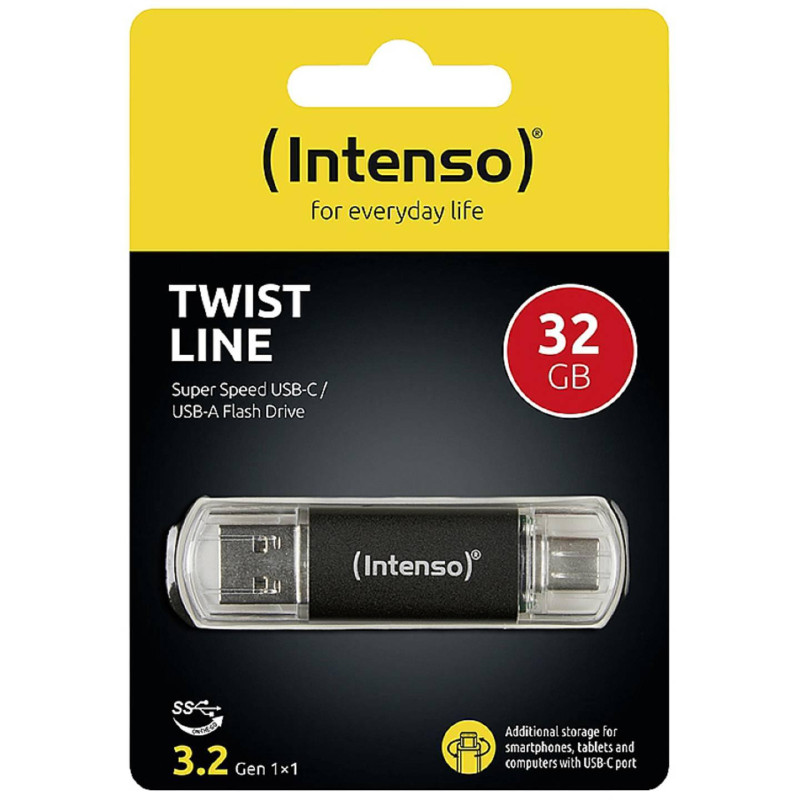 USB флаш памет Intenso Twist Line, 32GB USB 3.1 Gen 1 - INTENSO-USB-TWL-32GB - 4