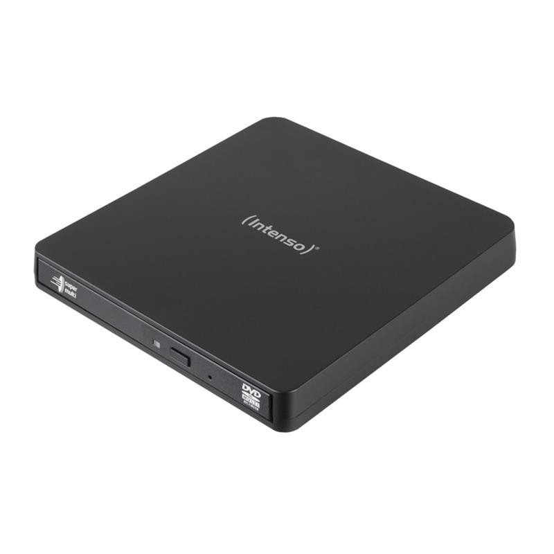 Външно USB записващо устройство Intenso EOD400D, USB 3.2, 24x запис, черно - DVD-RW-INTENSO-EOD400D - 1
