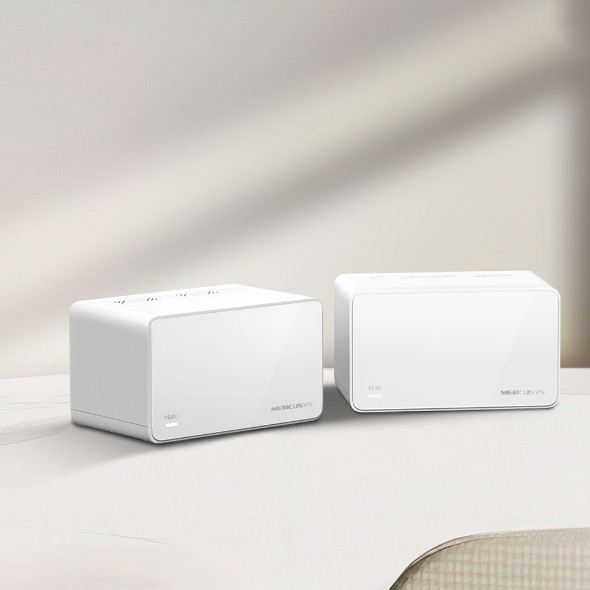Безжична Wi-Fi 6 Mesh система Mercusys Halo H90X (2-pack), AX6000 - 9