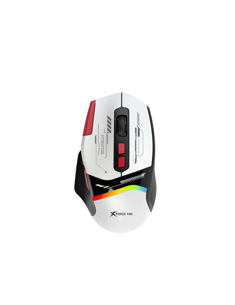 Геймърска мишка Xtrike ME GM-323, Оптична, 12800 dpi, 8 бутона, RGB подсветка - XTRM-GM-323-BK - 2