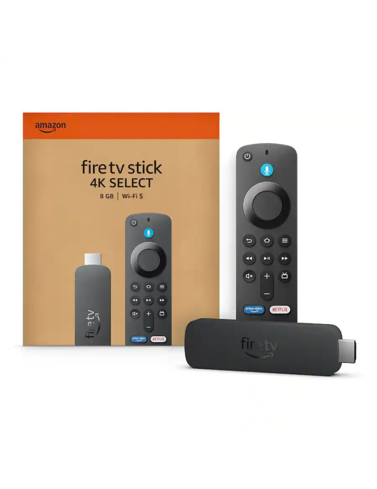 Медиа плеър Amazon Fire TV Stick 4K Select, 4K, 1.7 GHz Quad Core, Android 8GB - B0C6W3D4RM - 1
