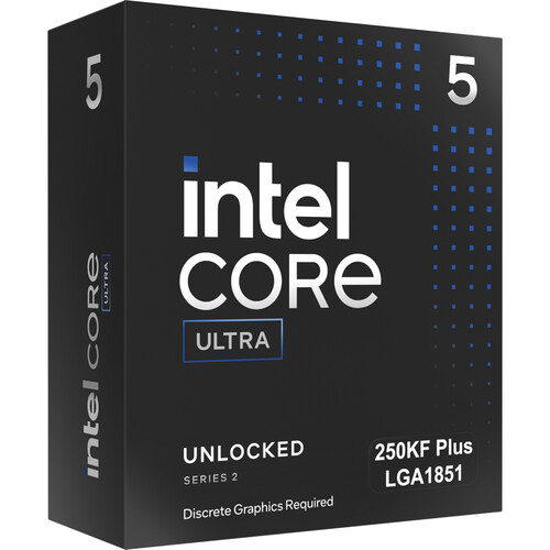Процесор Intel Core Ultra 5 250KF Plus, 18 ядра, 5.30 GHz, 30MB Cache, LGA1851, 125W - BX80768250KF