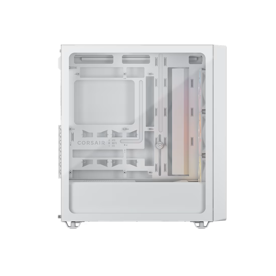Кутия за компютър Corsair 3200D RS ARGB, Middle Tower, ATX/Micro ATX/Mini ITX, Бял - CC-9011345-WW - 2