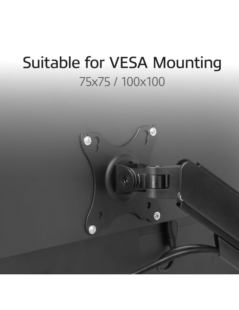 Стойка за монитор ACT AC8313, 17" - 34", регулируема, газова пружина - AC8313 - 5