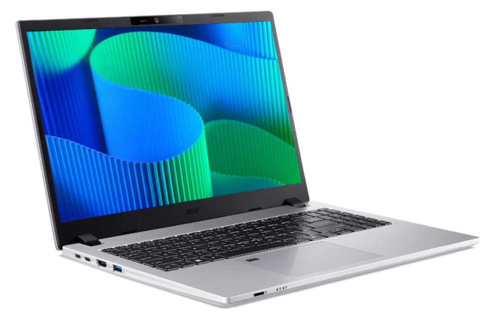 Лаптоп Acer TravelMate P215 TMP215-55-TCO-5378, 15.6" Full HD IPS, Intel Core 5 120U, 16GB DDR5, 512GB SSD, Windows 11 Pro EDU - NX.BGPEX.00B - 2