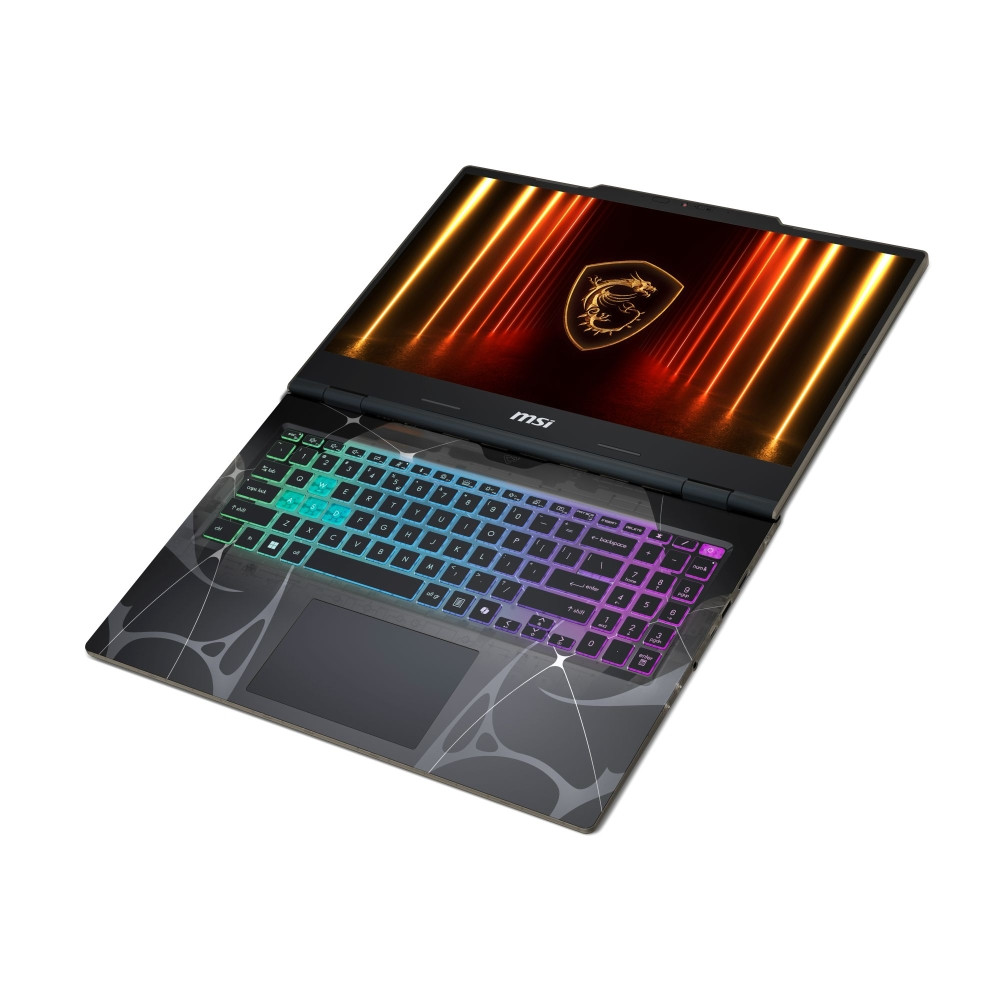 Лаптоп MSI Cyborg 15 B13WEKG, 15.6" FHD 144Hz IPS, Intel Core i5-13420H, GeForce RTX 5050 8GB, 16GB DDR5 5200MHz, 512GB SSD, No OS - 9S7-15Q342-1005 - 10