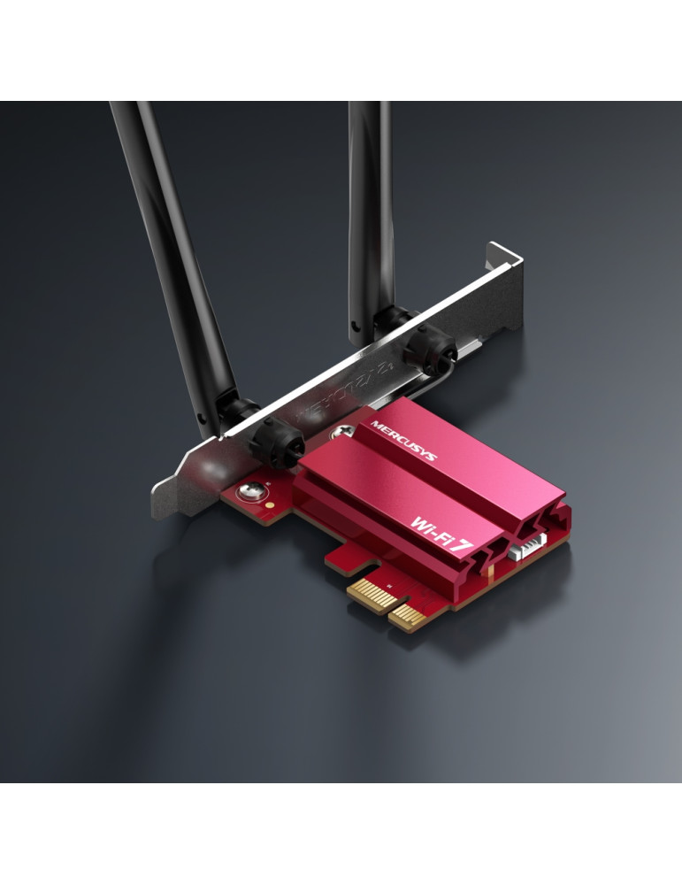 WiFi 7 адаптер Mercusys MA37BE, PCIe, Bluetooth 5.4, BE6500 - 2