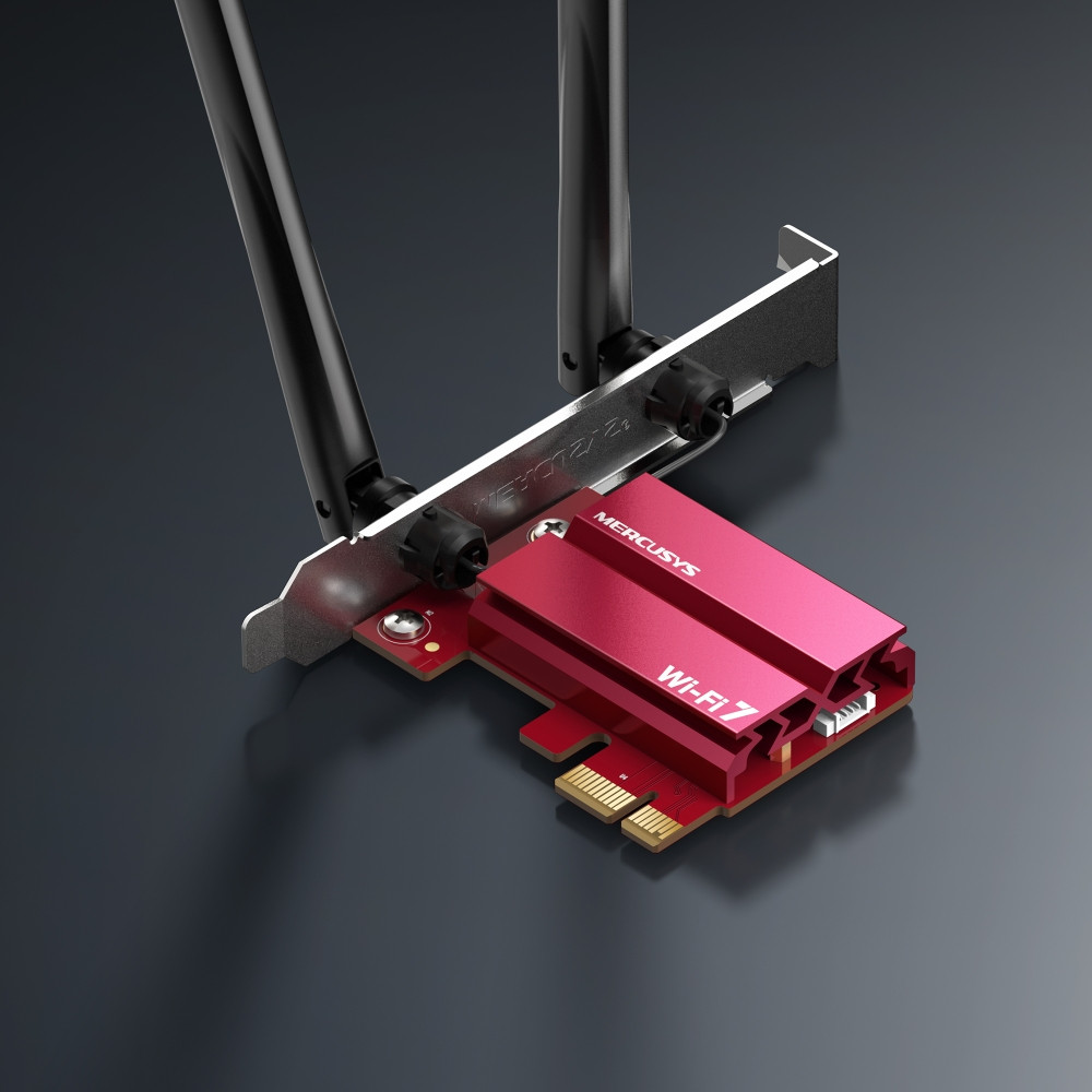 WiFi 7 адаптер Mercusys MA37BE, PCIe, Bluetooth 5.4, BE6500 - 2