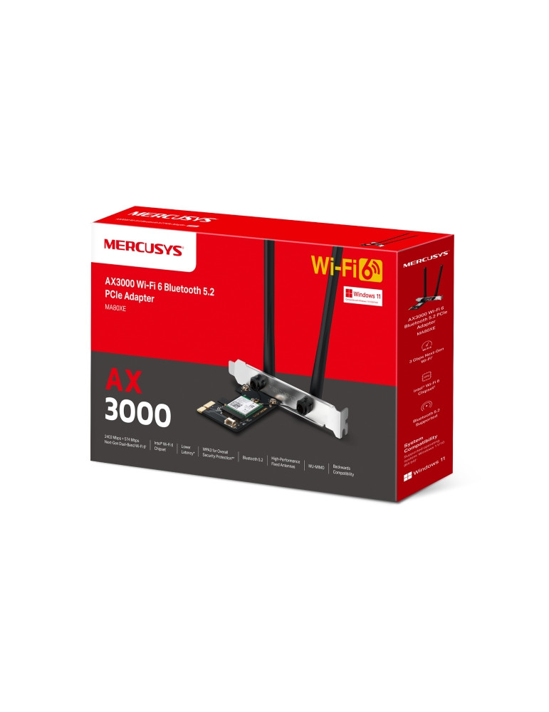 Безжичен адаптер Mercusys MA80XE, Wi-Fi 6 AX3000 - 10