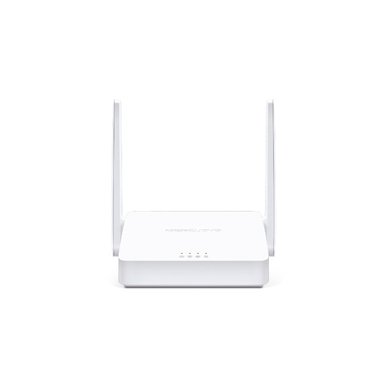 Безжичен рутер Mercusys MW301R, 300 Mbps, 2.4 GHz, 2x 5dBi антени - 1