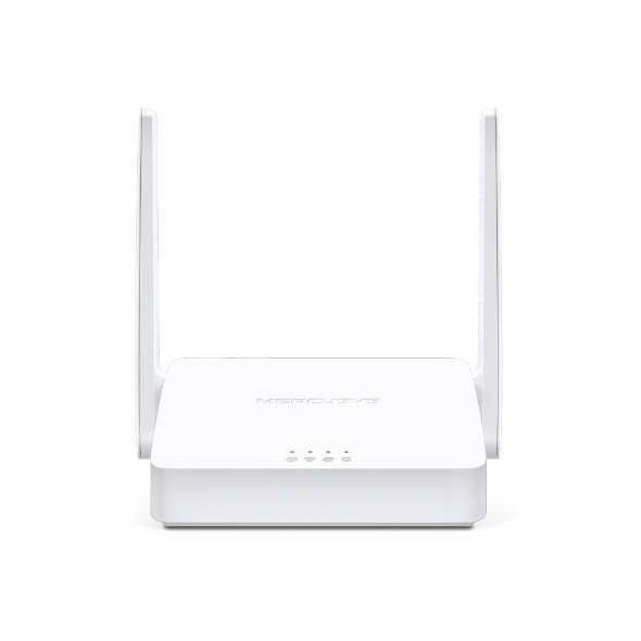 Безжичен рутер Mercusys MW301R, 300 Mbps, 2.4 GHz, 2x 5dBi антени - 1