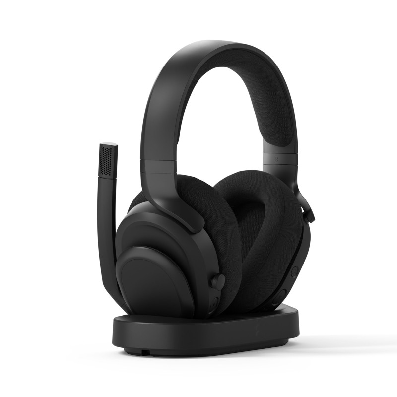 Безжична геймърска слушалка Fractal Design Scape Dark, Bluetooth 5.3 + USB-C, микрофон, RGB - FD-HS-SCA1-01 - 1