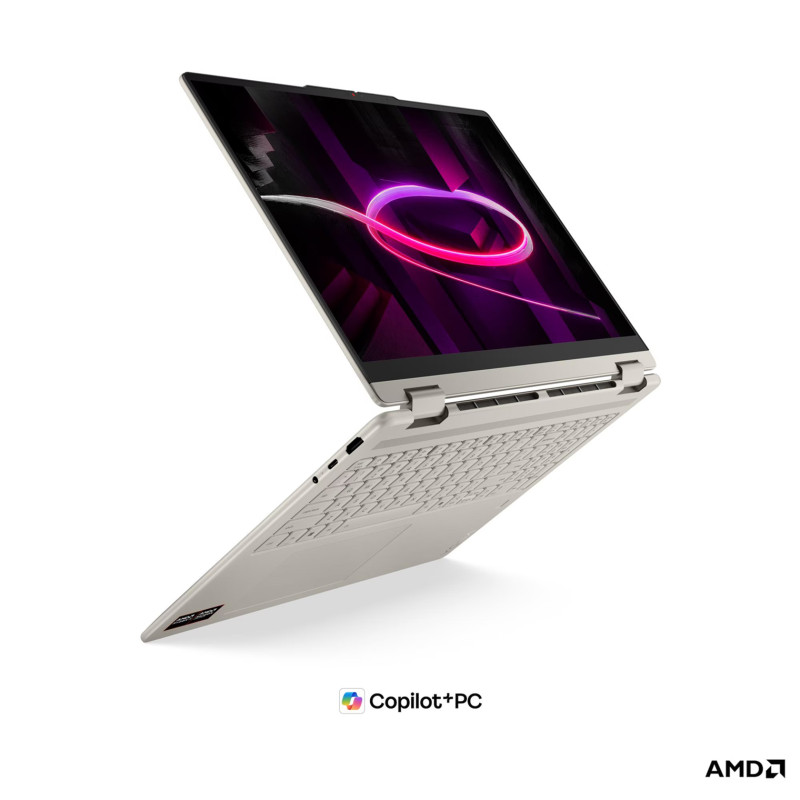 Лаптоп Lenovo Yoga 7 2-in-1 16AGP11, 16" WUXGA OLED, AMD Ryzen AI 7 445, 24GB LPDDR5X, 1TB SSD, Windows 11 Home - 83TF000XBM - 5