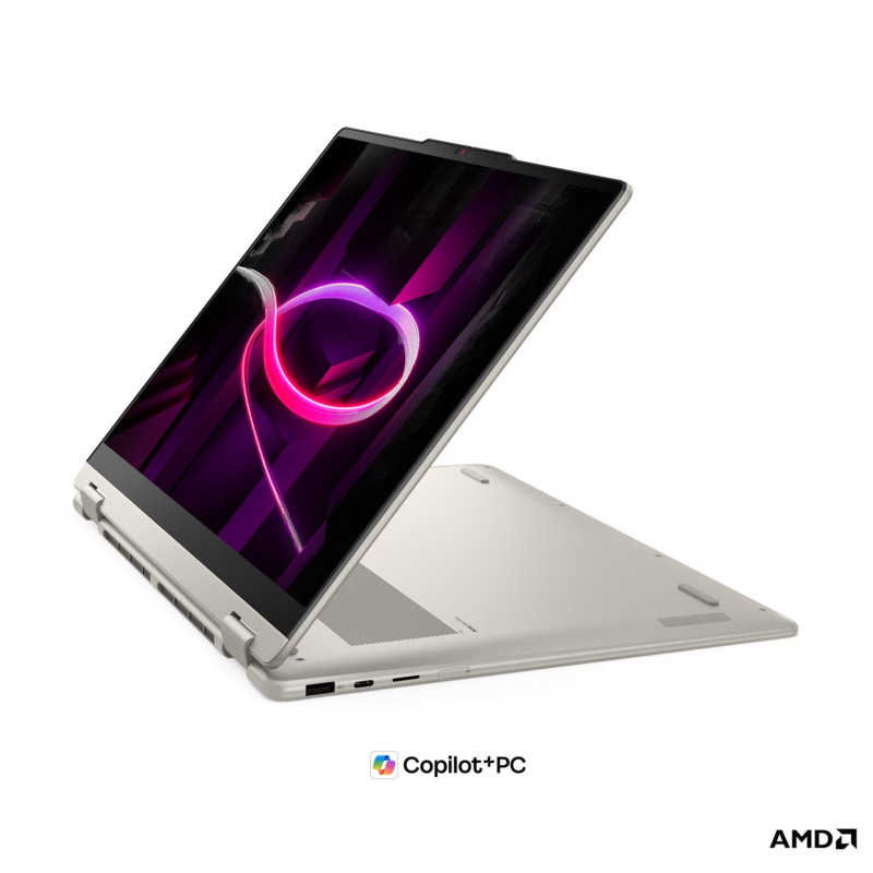 Лаптоп Lenovo Yoga 7 2-in-1 16AGP11, 16" WUXGA OLED, AMD Ryzen AI 7 445, 24GB LPDDR5X, 1TB SSD, Windows 11 Home - 83TF000XBM - 8