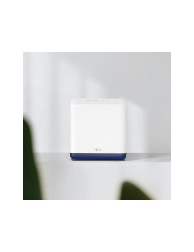 Безжична Wi-Fi Mesh система Mercusys Halo H50G (2-pack), AC1900, 2.4GHz 600Mbps, Вътрешни антени - 6