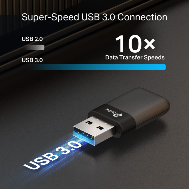 Безжичен USB адаптер TP-LINK Archer TX50U, Wi-Fi 6 AX3000 - - 7