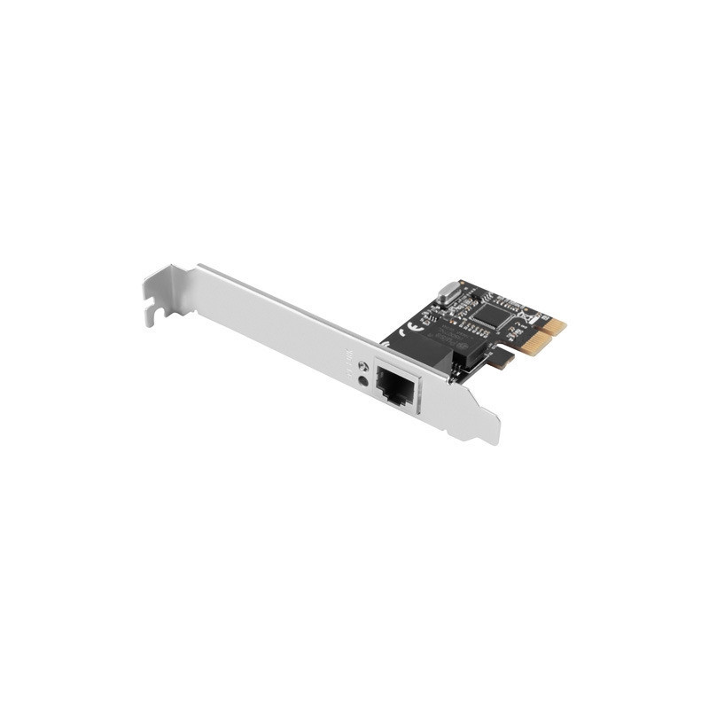 Мрежова карта LANBERG PCE-1GB-201, PCI Express x1, Gigabit Ethernet, Low Profile - PCE-1GB-201 - 2