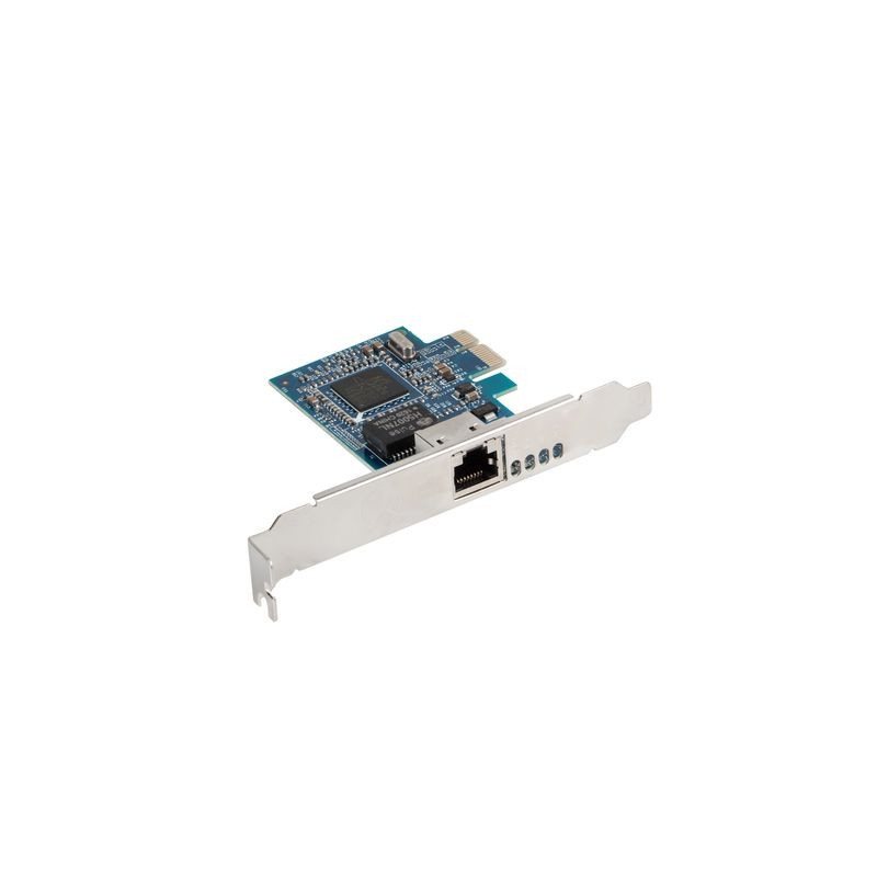 Мрежова карта Lanberg PCE-1GB-001, PCI Express x1, Gigabit Ethernet, Realtek Broadcom BCM5751 - PCE-1GB-001 - 1